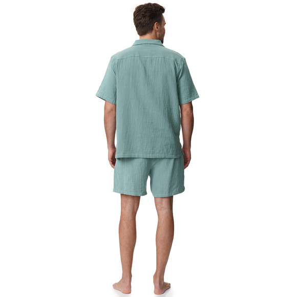 Herren Musselin-Shorty unifarben