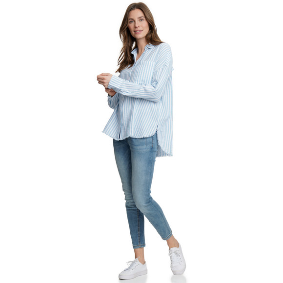 Damen Musselin-Bluse aus Bio-Baumwolle