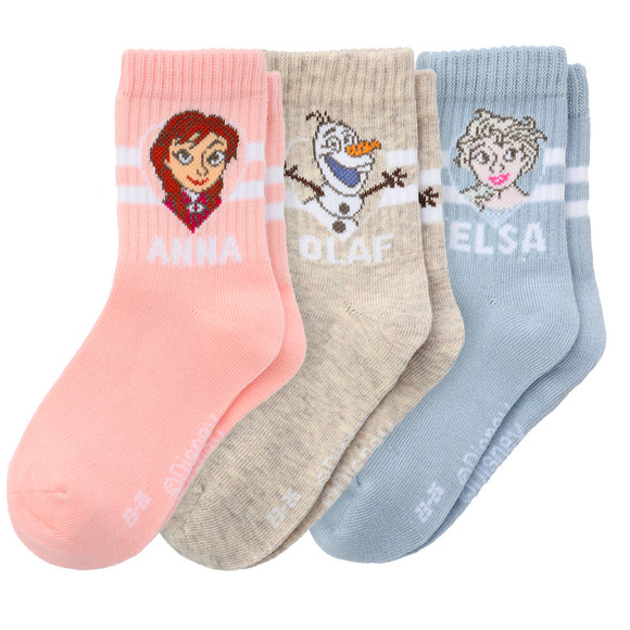 3 Paar Die Eiskönigin Socken im Set