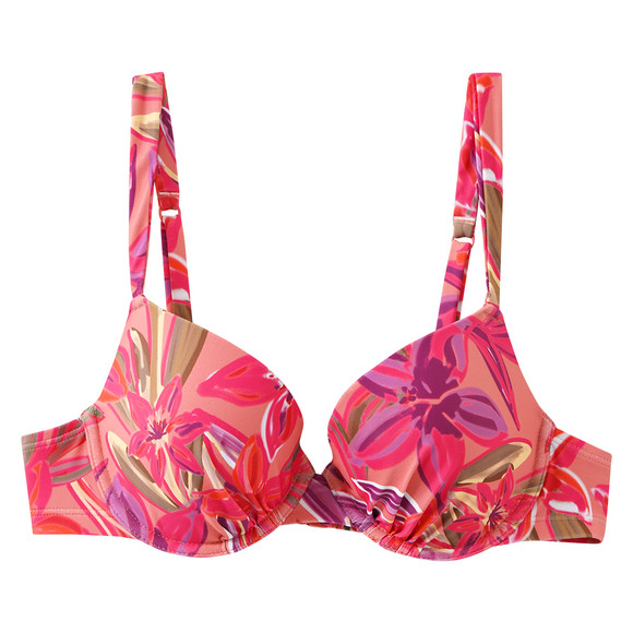 Damen Bikinioberteil mit Blumen-Print