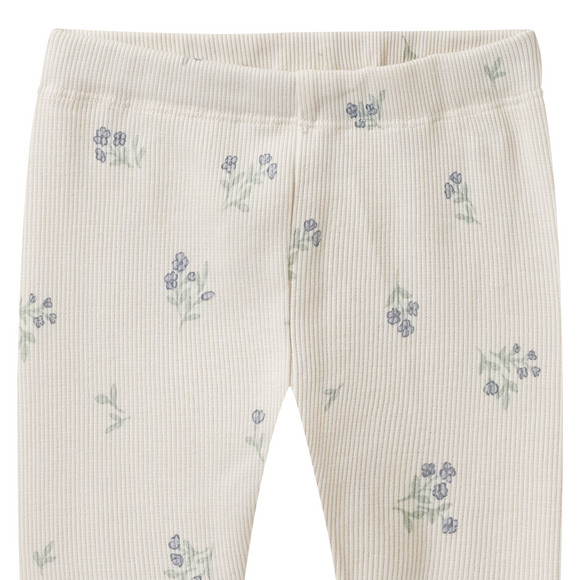Newborn Leggings mit Rippstruktur
