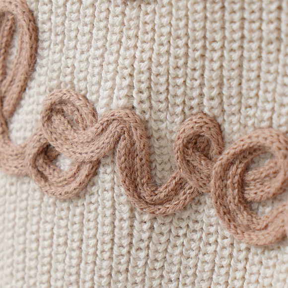 Newborn Strickjacke mit Applikation