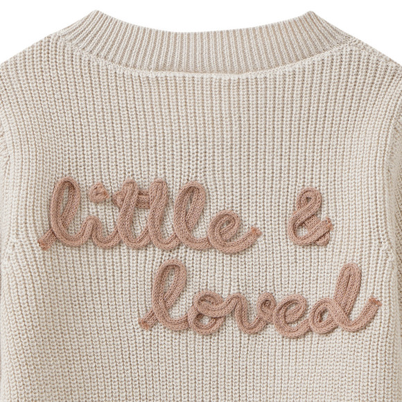 Newborn Strickjacke mit Applikation
