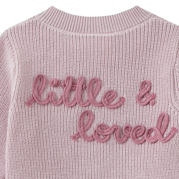Newborn Strickjacke mit Applikation