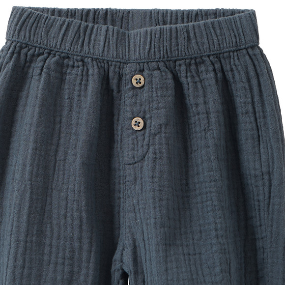 Newborn Musselinhose mit Zierknöpfen