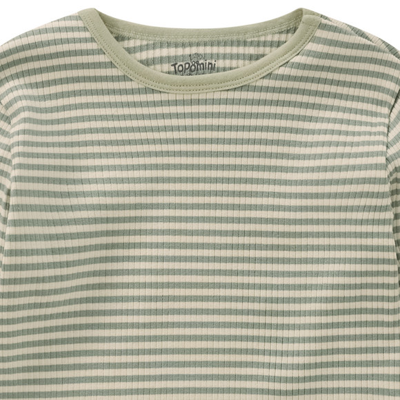 Baby Langarmshirt mit Rippstruktur