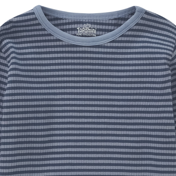 Baby Langarmshirt mit Rippstruktur