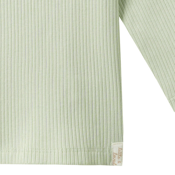 Baby Langarmshirt mit Rippstruktur