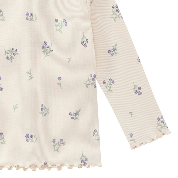 Baby Langarmshirt mit Rippstruktur
