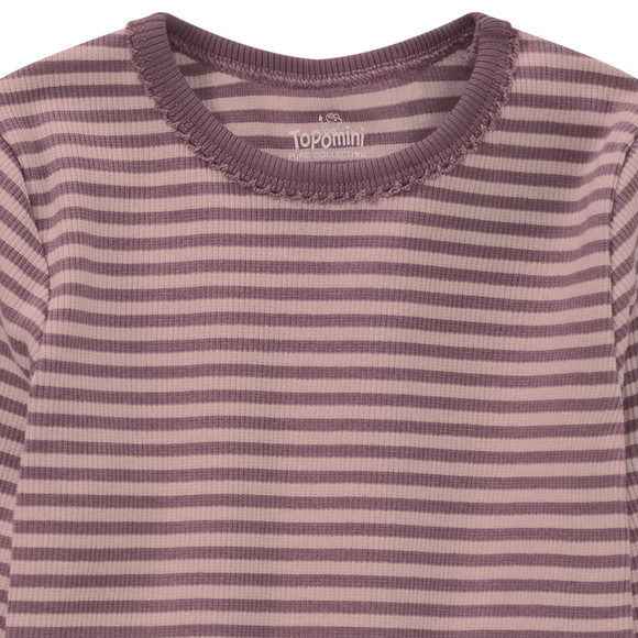 Baby Langarmshirt mit Rippstruktur