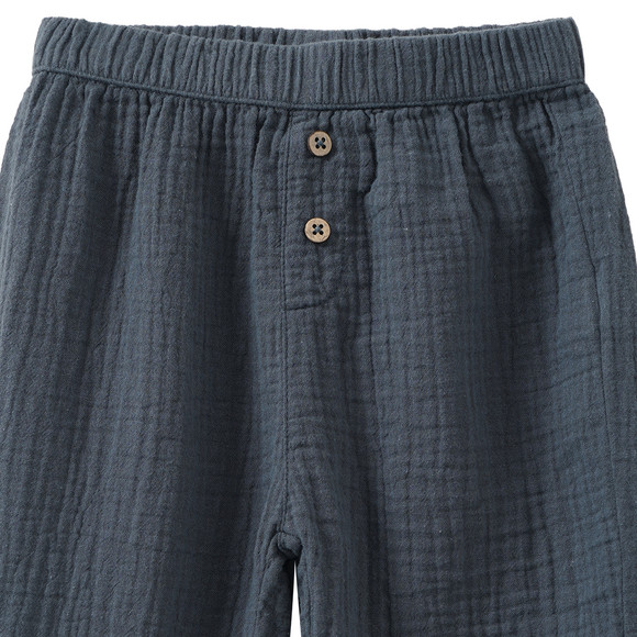 Baby Musselinhose mit Zierknöpfen