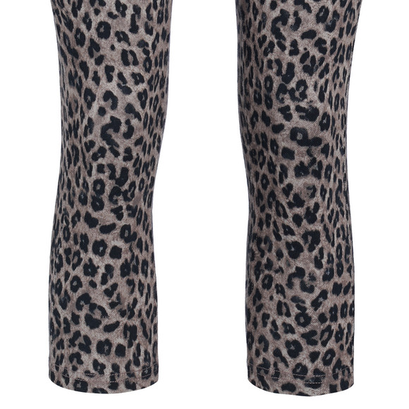 Damen Capri-Leggings mit Leo-Muster