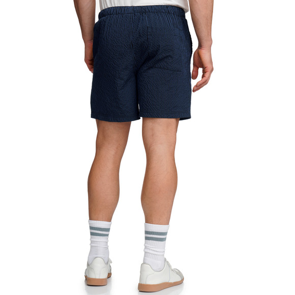 Herren Seersucker-Shorts mit Tunnelzug