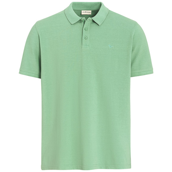 Herren Poloshirt in Piqué-Qualität hellgrün