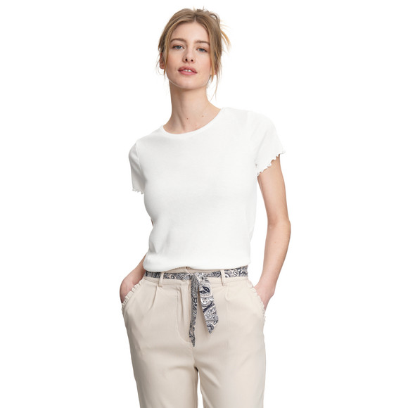 Damen T-Shirt aus Feinripp