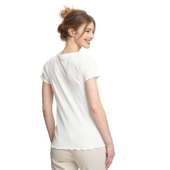 Damen T-Shirt aus Feinripp