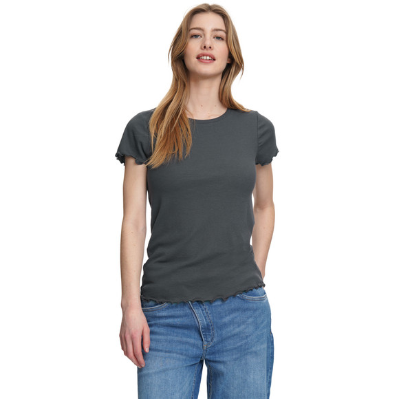 Damen T-Shirt aus Feinripp