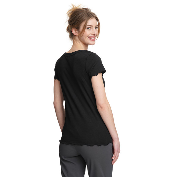 Damen T-Shirt aus Feinripp