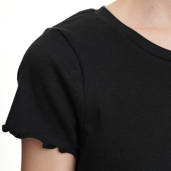 Damen T-Shirt aus Feinripp