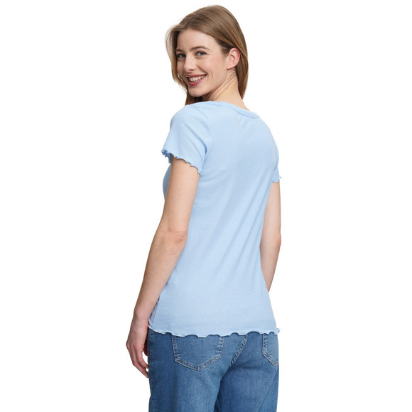 Damen T-Shirt aus Feinripp