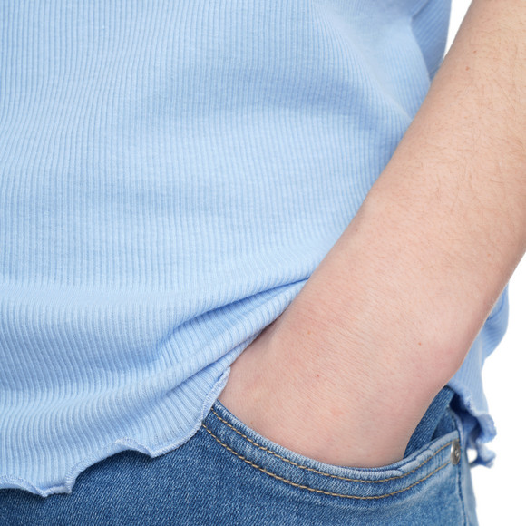 Damen T-Shirt aus Feinripp