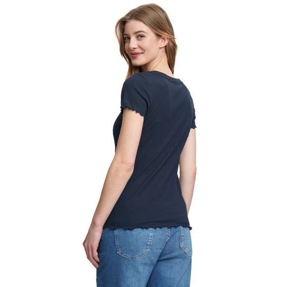 Damen T-Shirt aus Feinripp