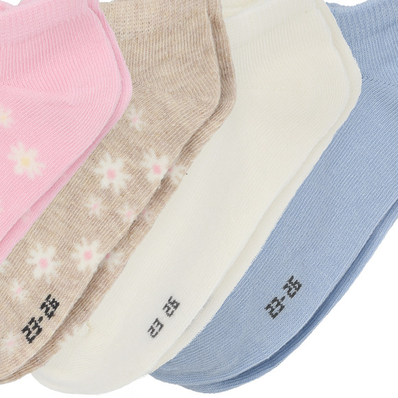 4 Paar Mädchen Sneaker-Socken im Set