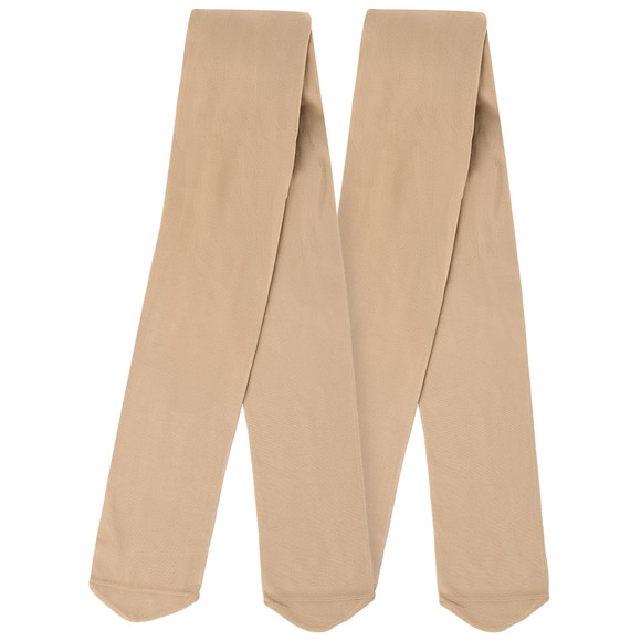 2 Mädchen Feinstrumpfhosen im Basic-Look