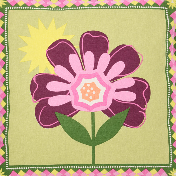 Kussensloop met zomerprint