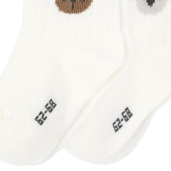 2 Paar Newborn Socken mit Rippstruktur