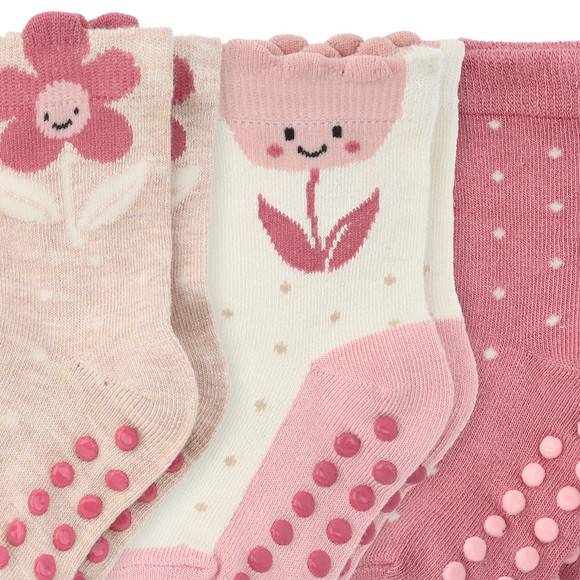 3 Paar Mädchen Stoppersocken im Set