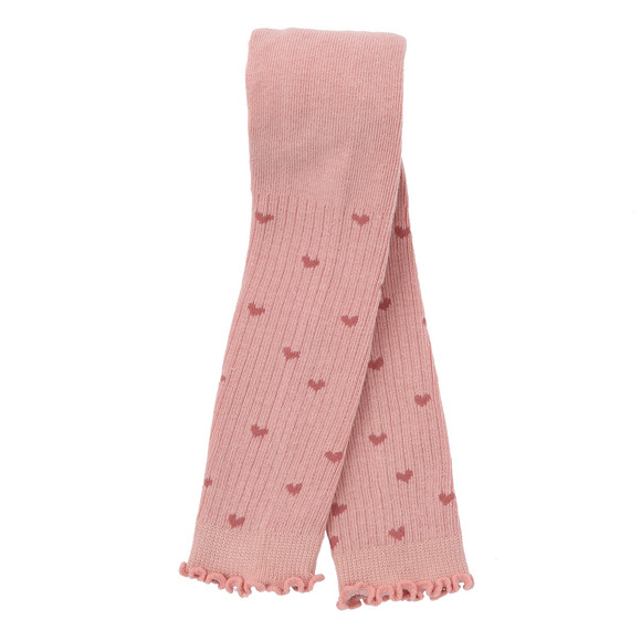 Baby Rippleggings mit Muster rosa