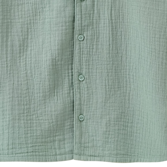 Jungen Musselin-Hemd mit kurzen Ärmeln