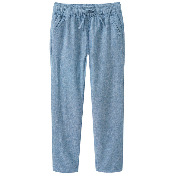 Jungen Leinen-Hose mit Tunnelzug