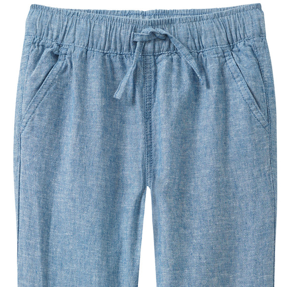Jungen Leinen-Hose mit Tunnelzug