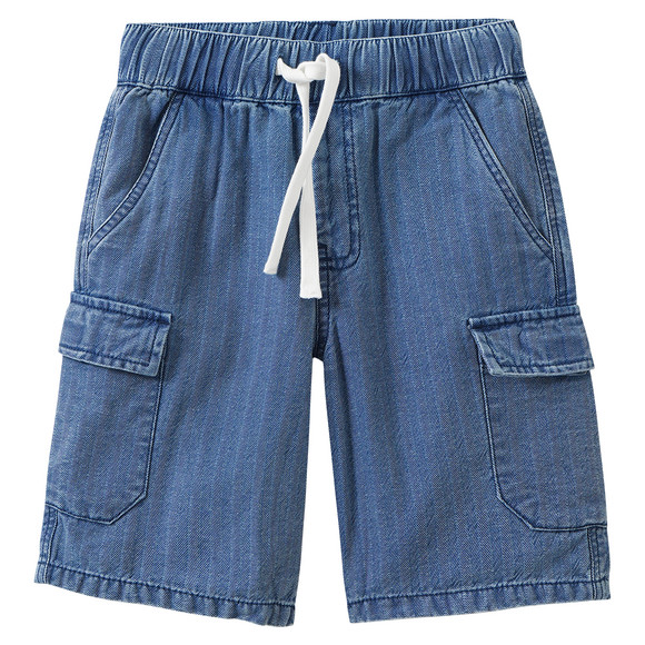 Jungen Pull-on-Jeansshorts mit Tunnelzug