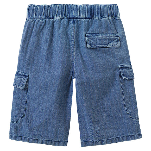 Jungen Pull-on-Jeansshorts mit Tunnelzug