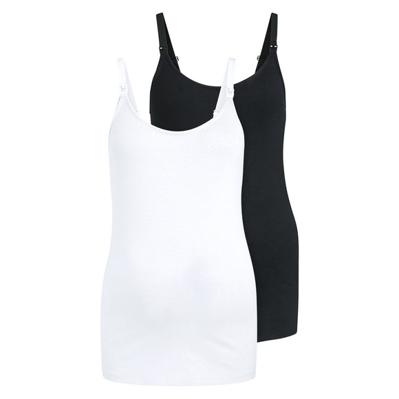 2 Damen Still-Unterhemden