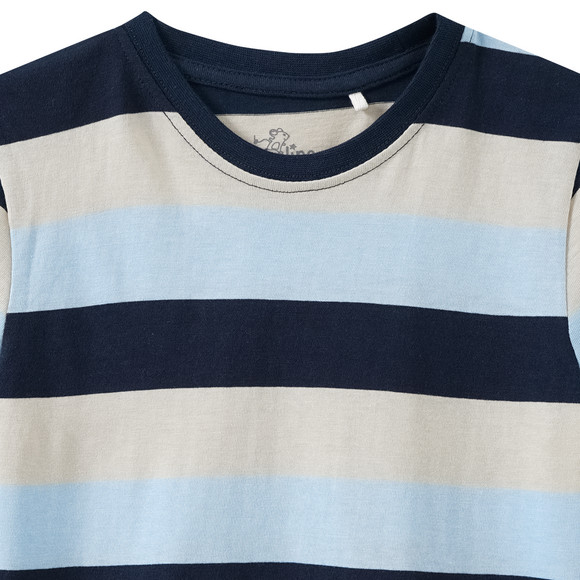 Jungen T-Shirt mit bunten Blockstreifen