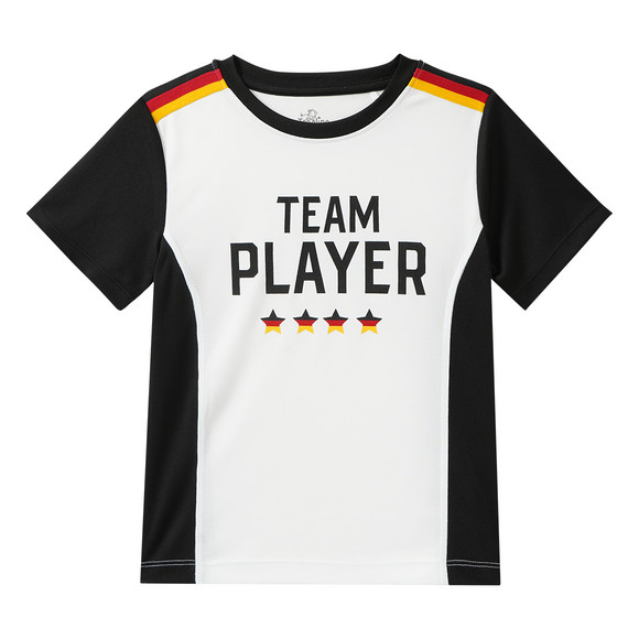Jungen Sport-T-Shirt im Fußball-Design