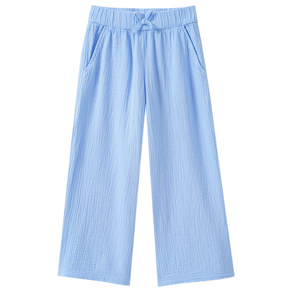 Mädchen Musselin-Hose mit weitem Bein