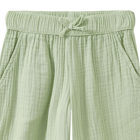 Mädchen Musselin-Hose mit weitem Bein