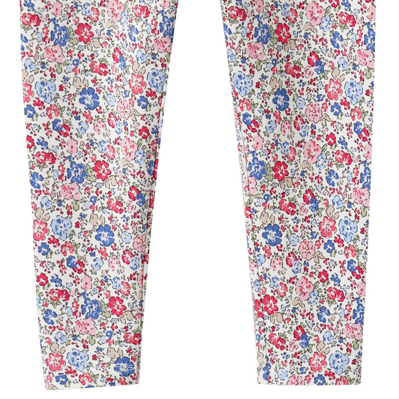 Mädchen Leggings mit Blumen-Allover