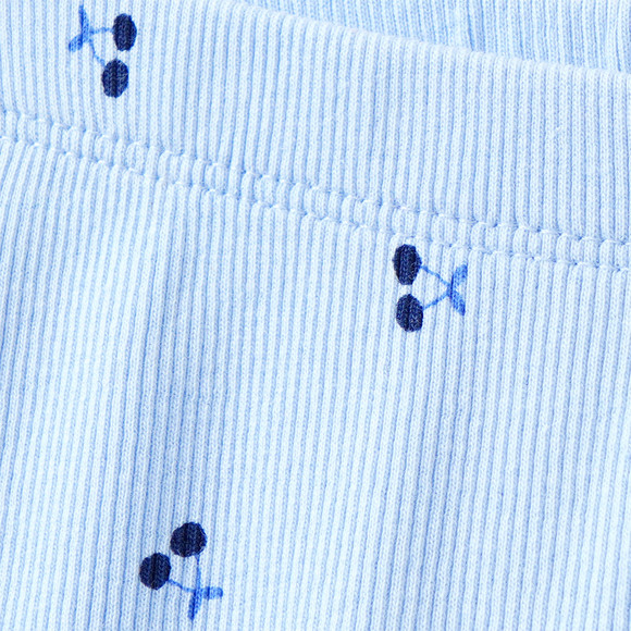 Mädchen Leggings mit Kirschen-Allover