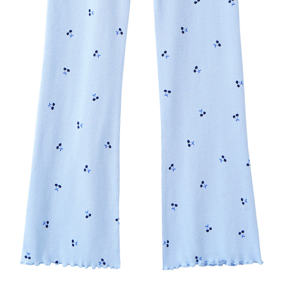 Mädchen Leggings mit Kirschen-Allover