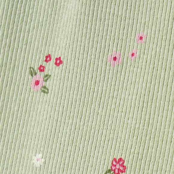 Mädchen Radler mit Blümchen-Print allover