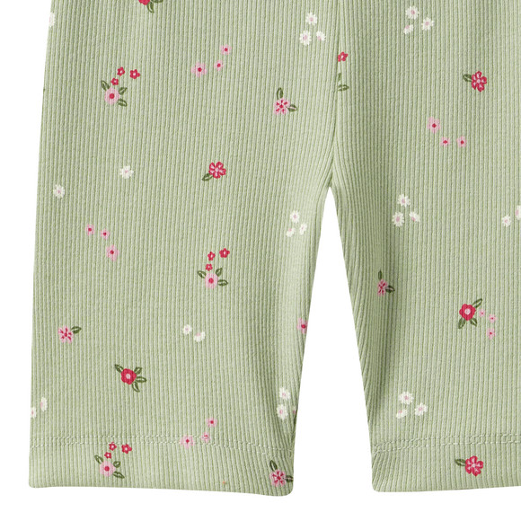 Mädchen Radler mit Blümchen-Print allover
