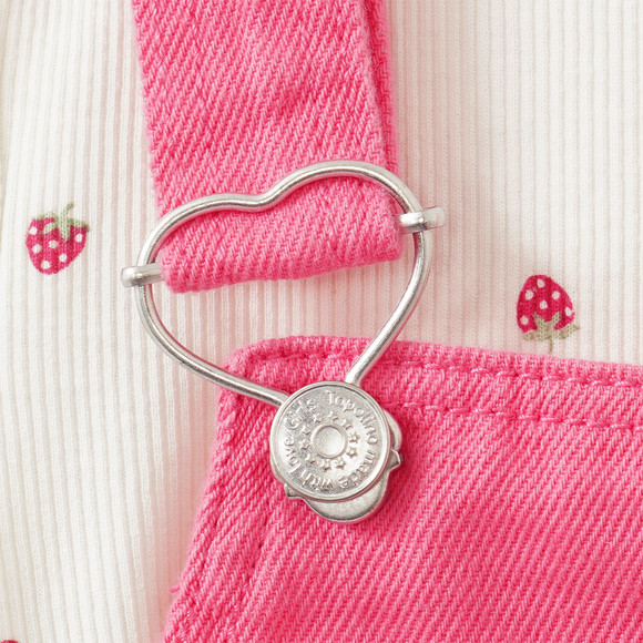 Mädchen Set mit Latzkleid und T-Shirt