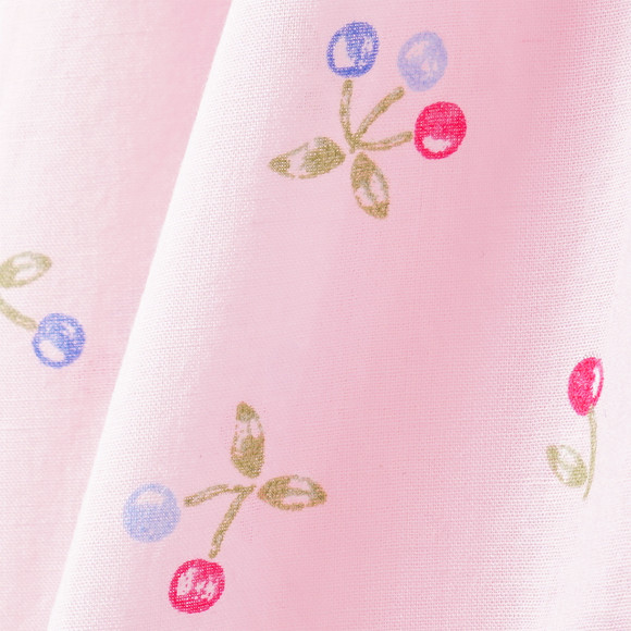 Mädchen Kleid mit Kirschen allover