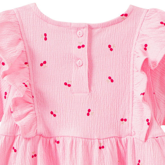 Mädchen Kleid mit Krepp-Struktur